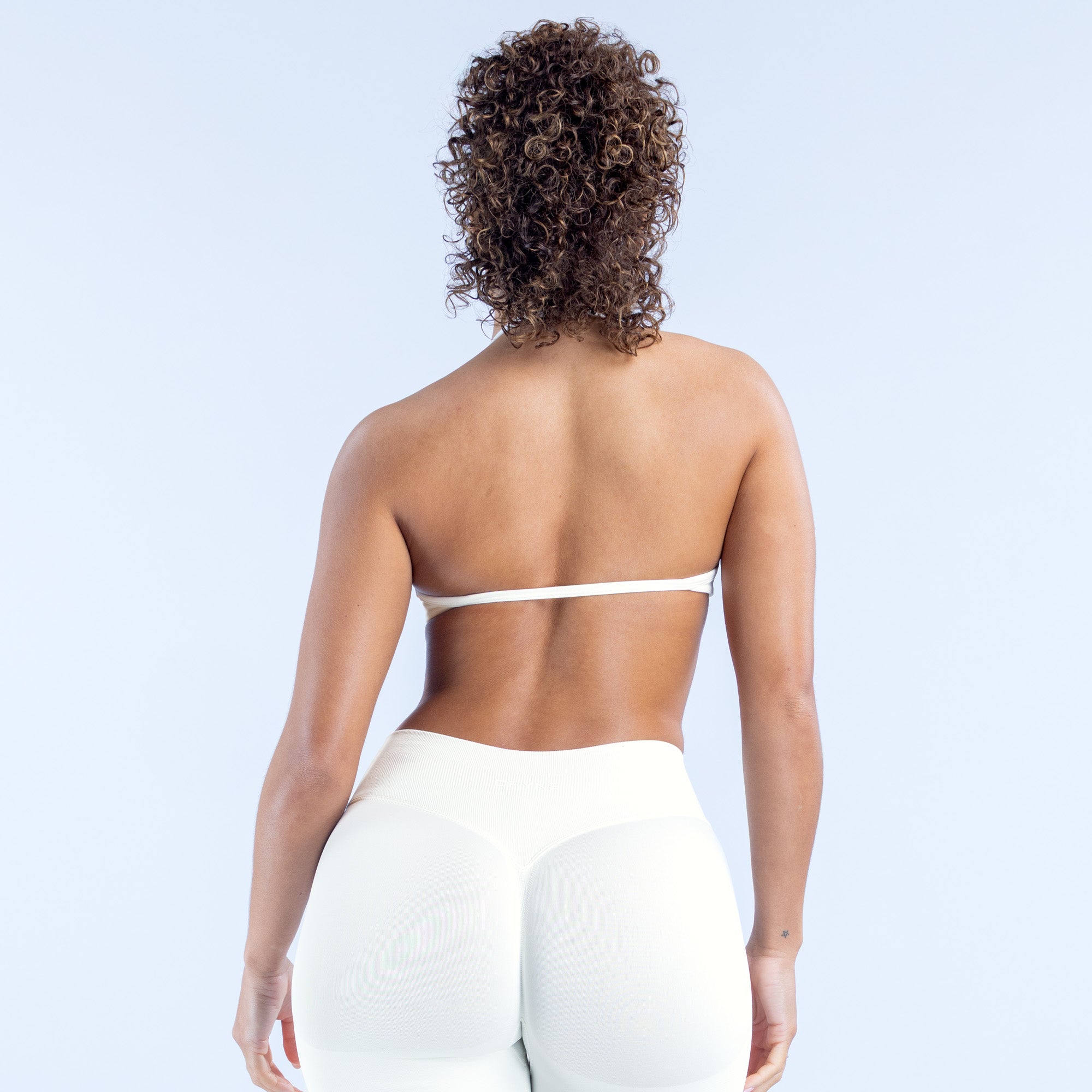 Impact Strappy Bra - White
