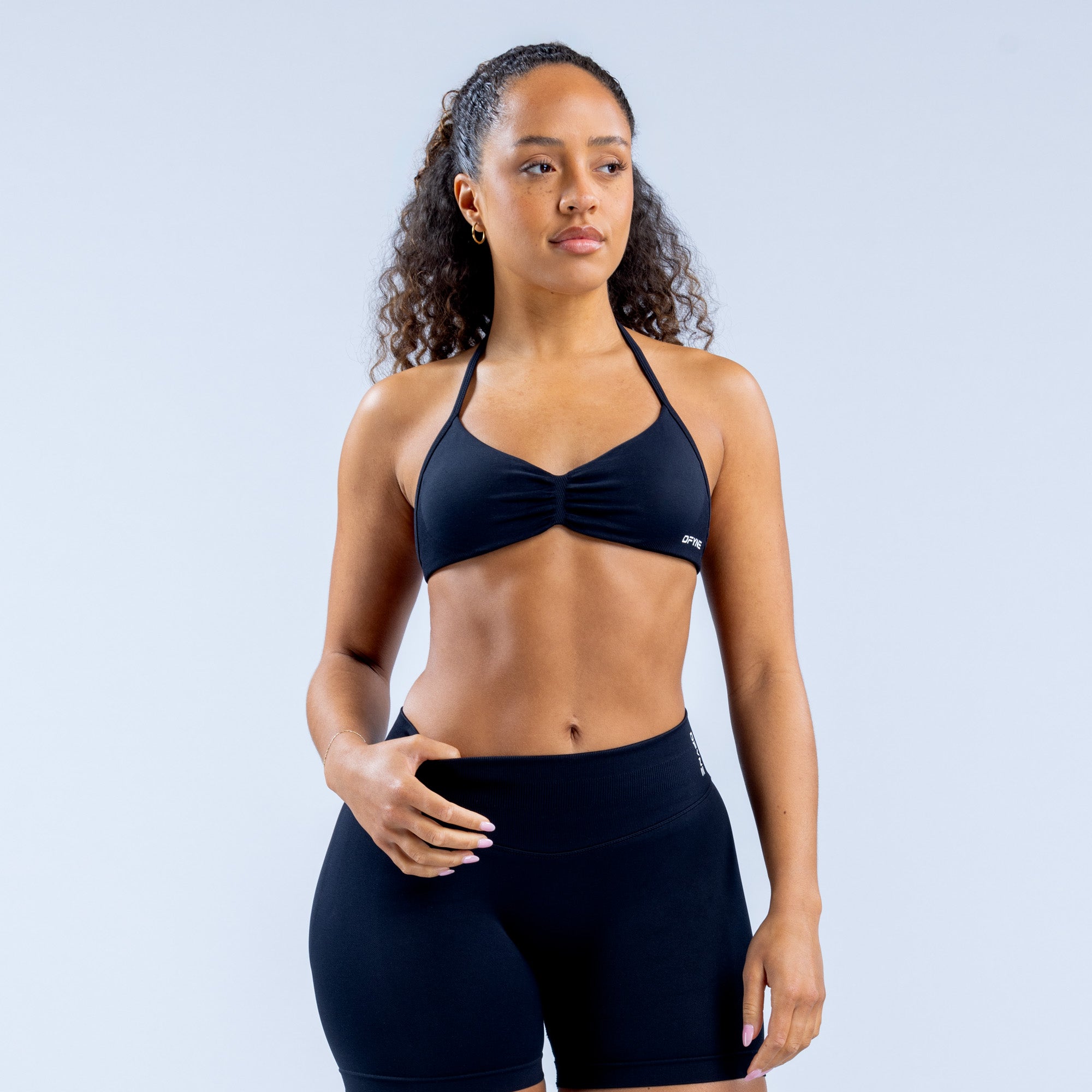 Impact Strappy Bra - Black