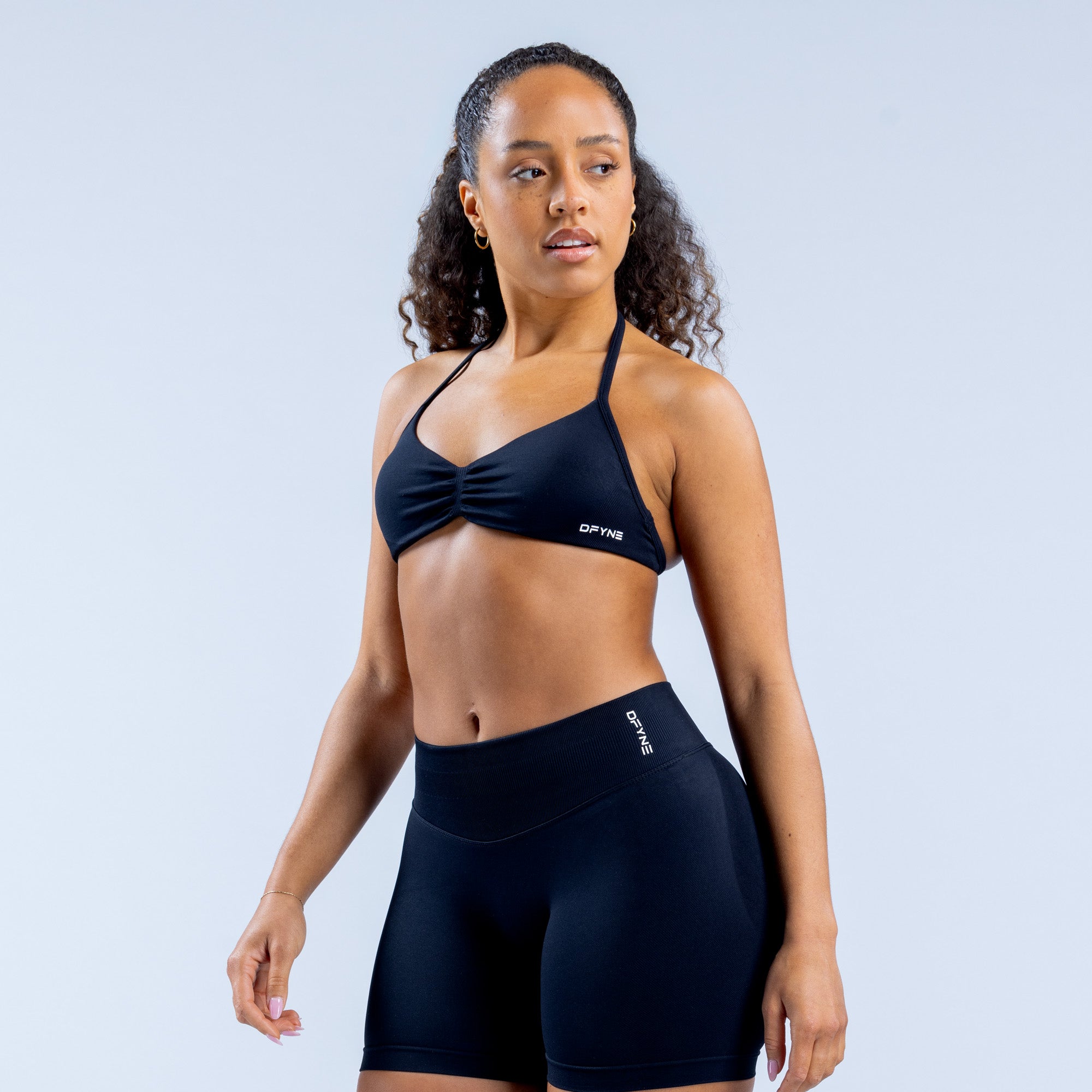 Impact Strappy Bra - Black