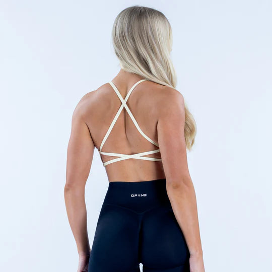 Dynamic Backless Sports Bra - White
