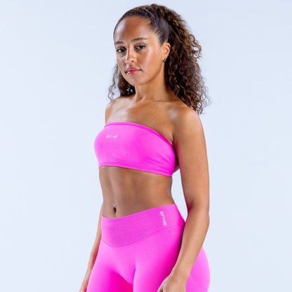 Impact Backless Bandeau - Bright Fuchsia