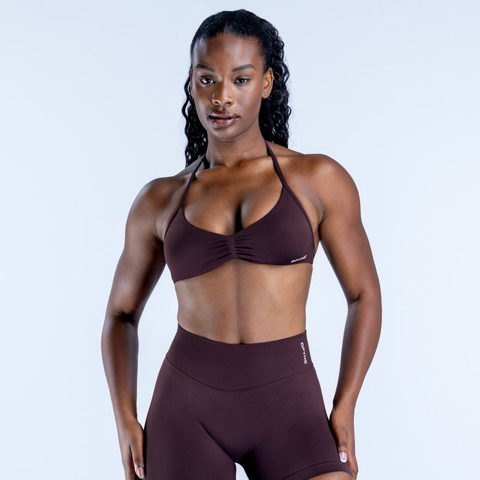 Impact Strappy Bra - Brown