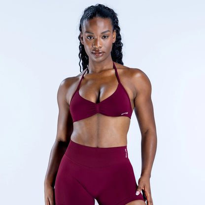 Impact Strappy Bra - Cherry Red
