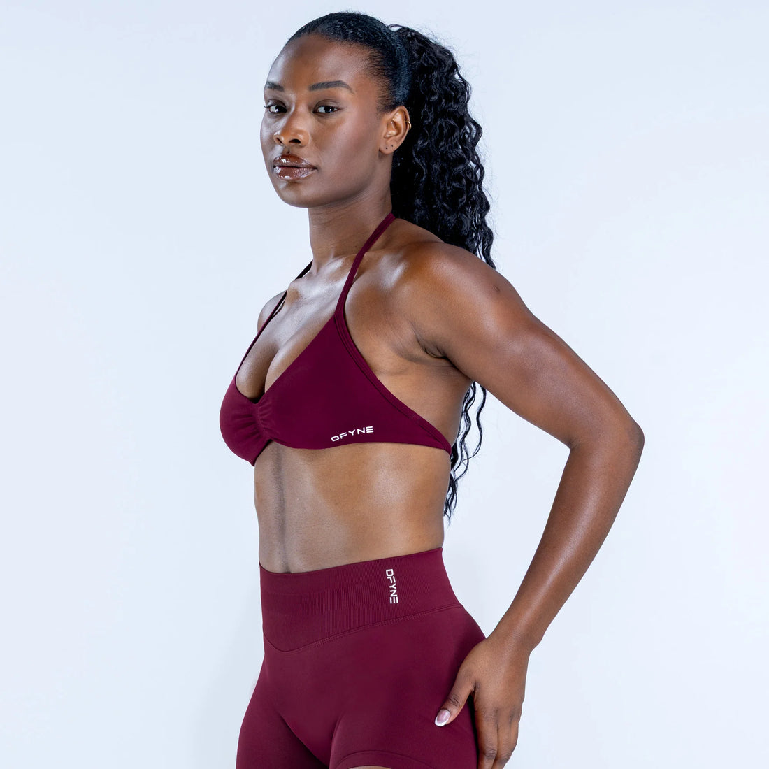 Impact Strappy Bra - Cherry Red