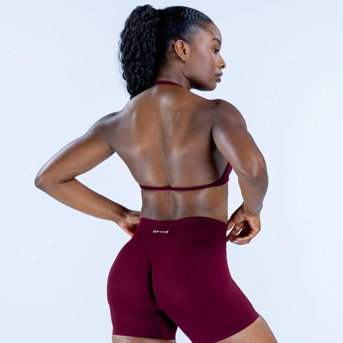 Impact Strappy Bra - Cherry Red